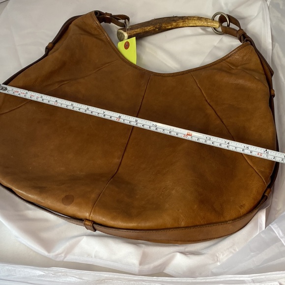 YSL Yves Saint Laurent mombasa brown tusk handle hobo bag - Picture 13 of 16